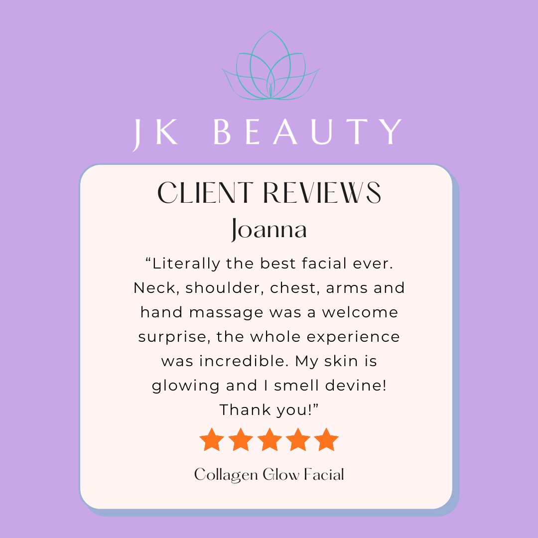 JK Beauty Facebook ad: Trusted by Our Community