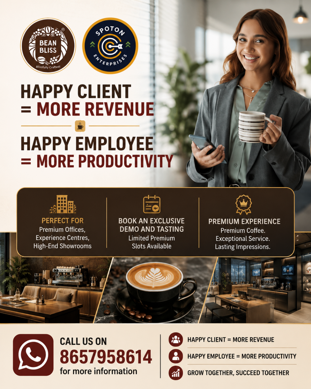 Spoton Enterprises Facebook ad: This Isn't Just Coffee.
