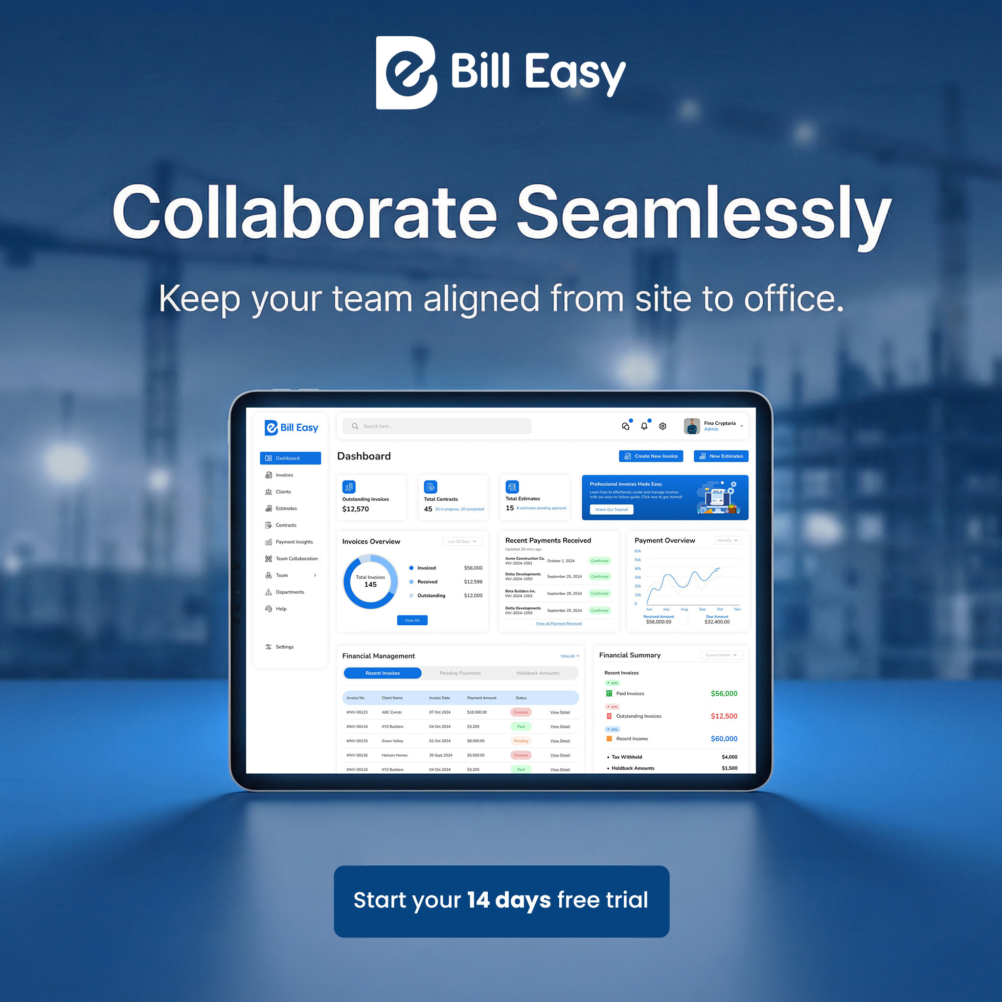 BillEasy Inc. Facebook ad