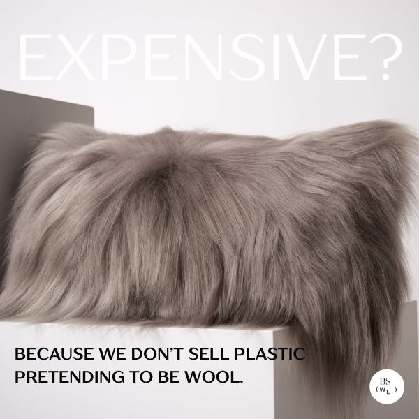Black Sheep (White Light) Icelandic Sheepskins Facebook ad