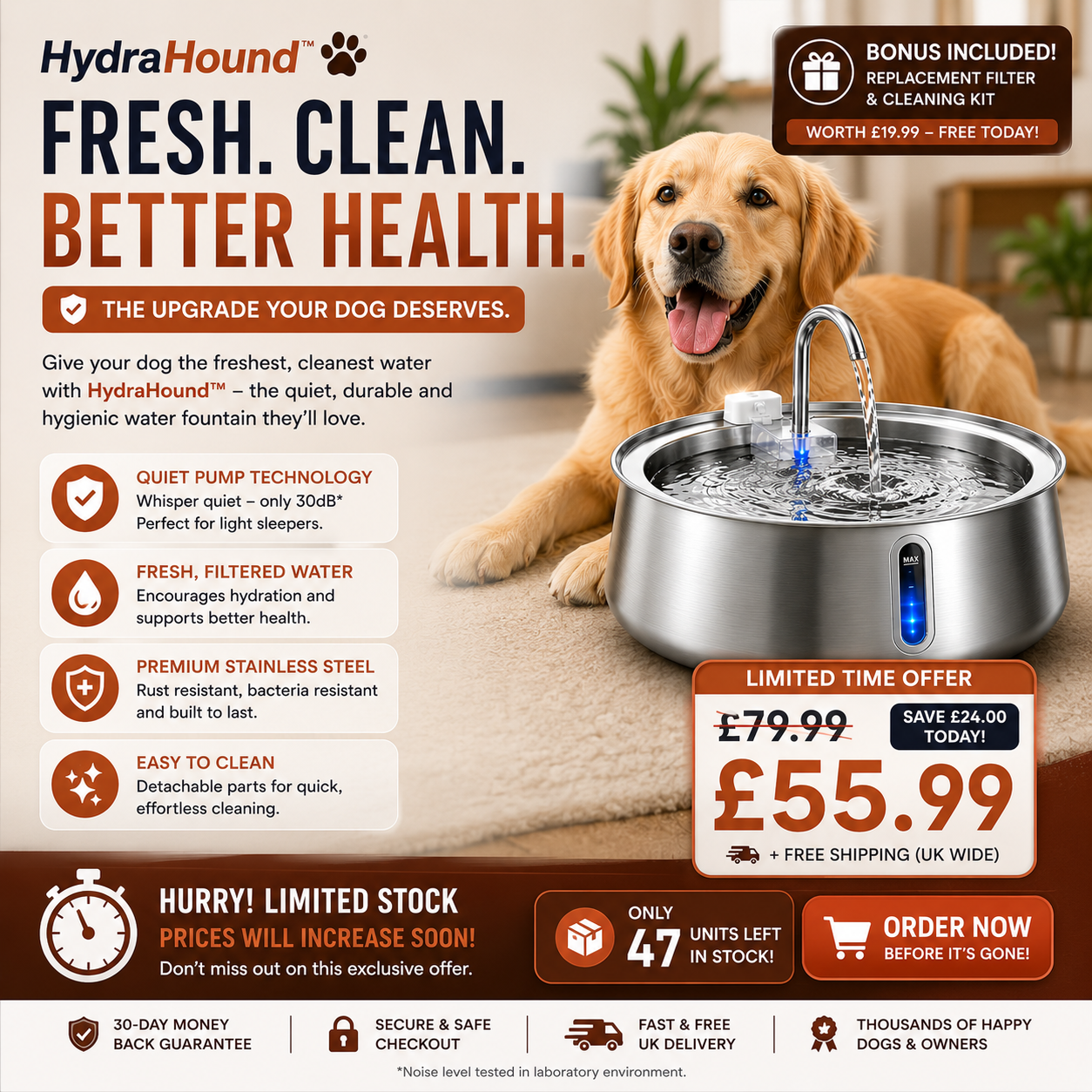 Conecta Soluções Facebook ad: Fresh Water Dogs Love, Every Single Day