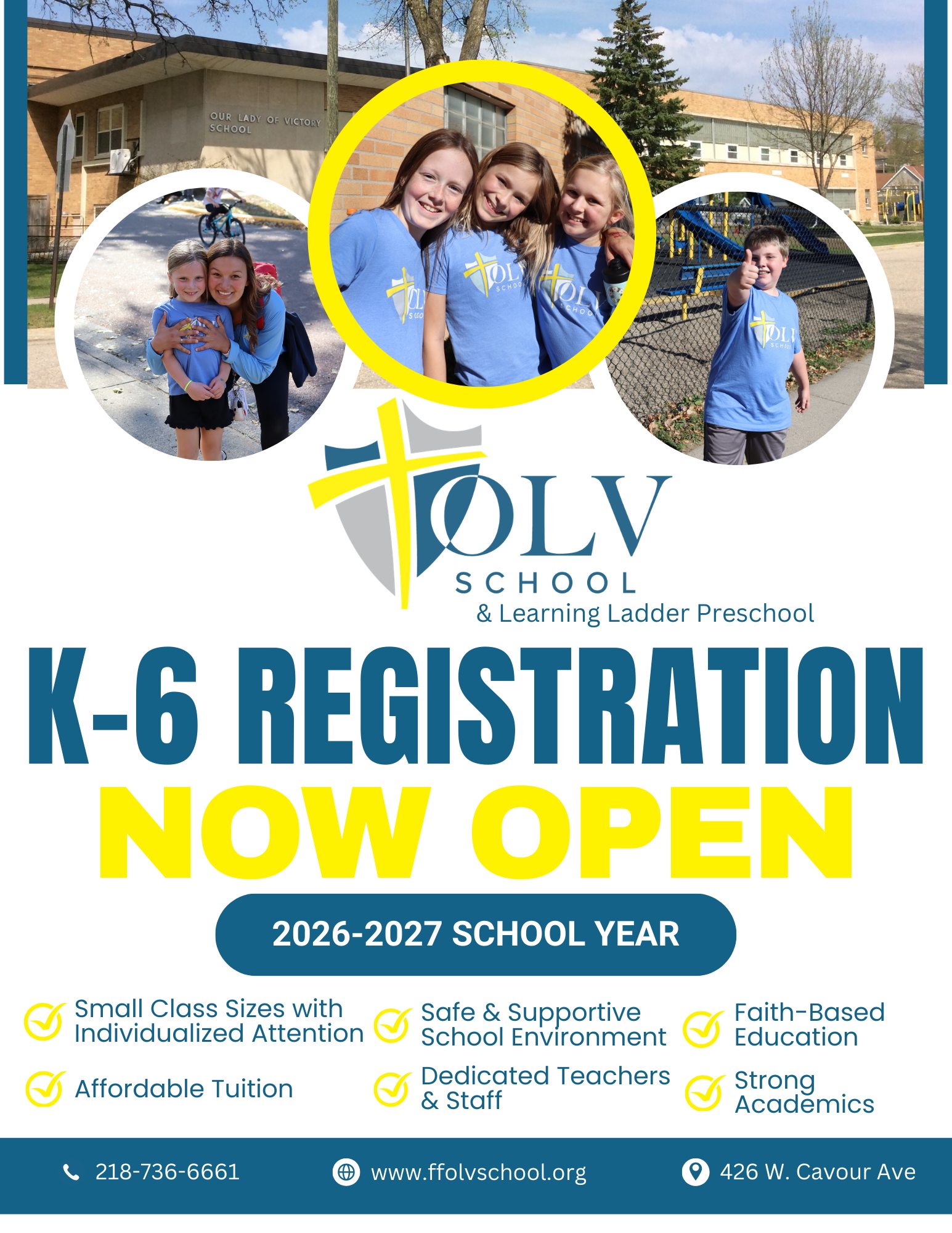 Our Lady of Victory School Facebook ad: Our Lady of Victory School | Catholic School in Fergus…
