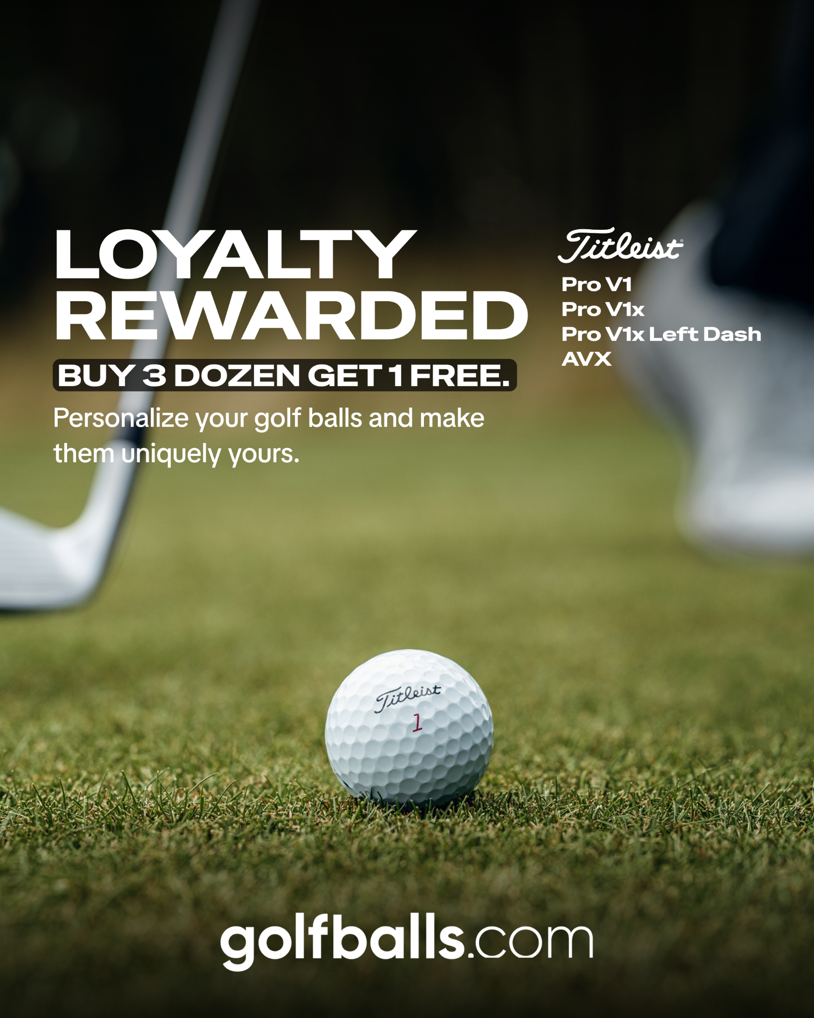 Golfballs.com Facebook ad