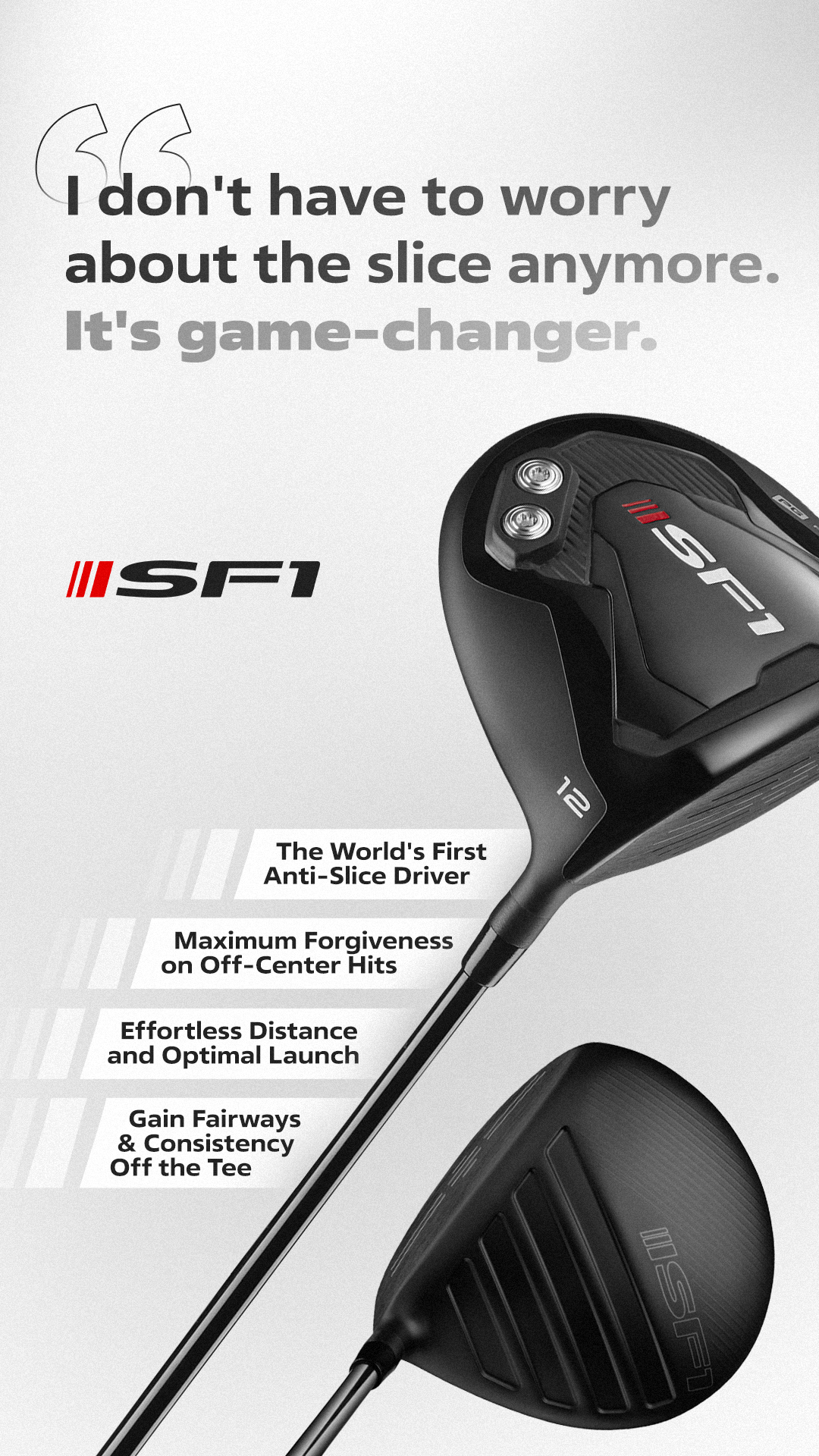 Performance Golf Facebook ad