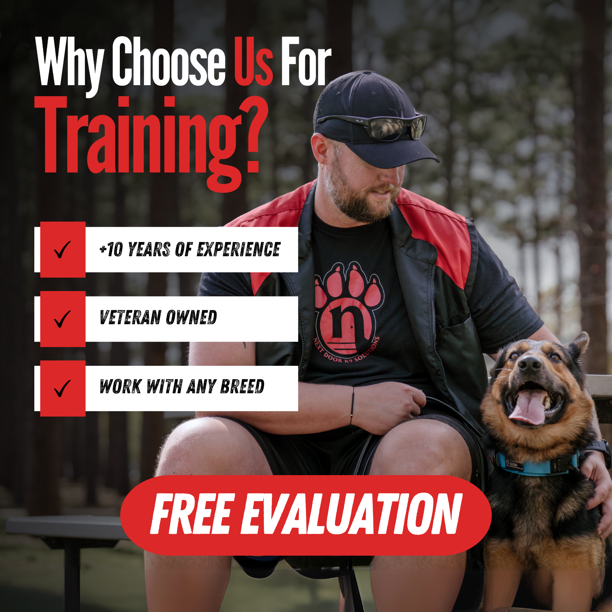 Next-Door K9 Solutions Facebook ad