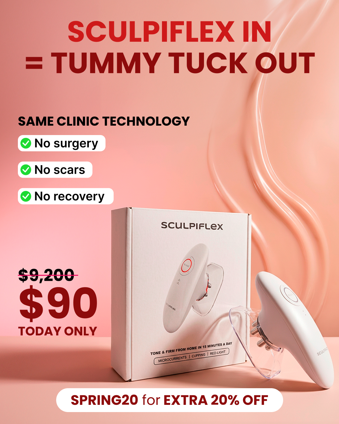 Try Sculpiflex Facebook ad
