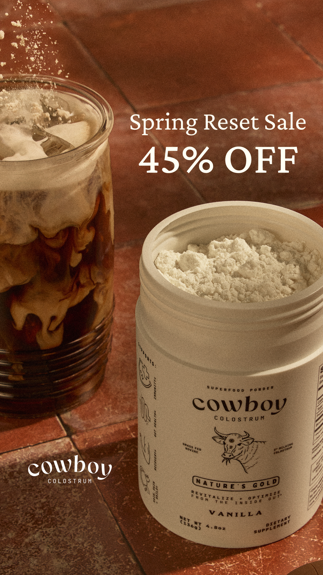 Cowboy Colostrum Facebook ad