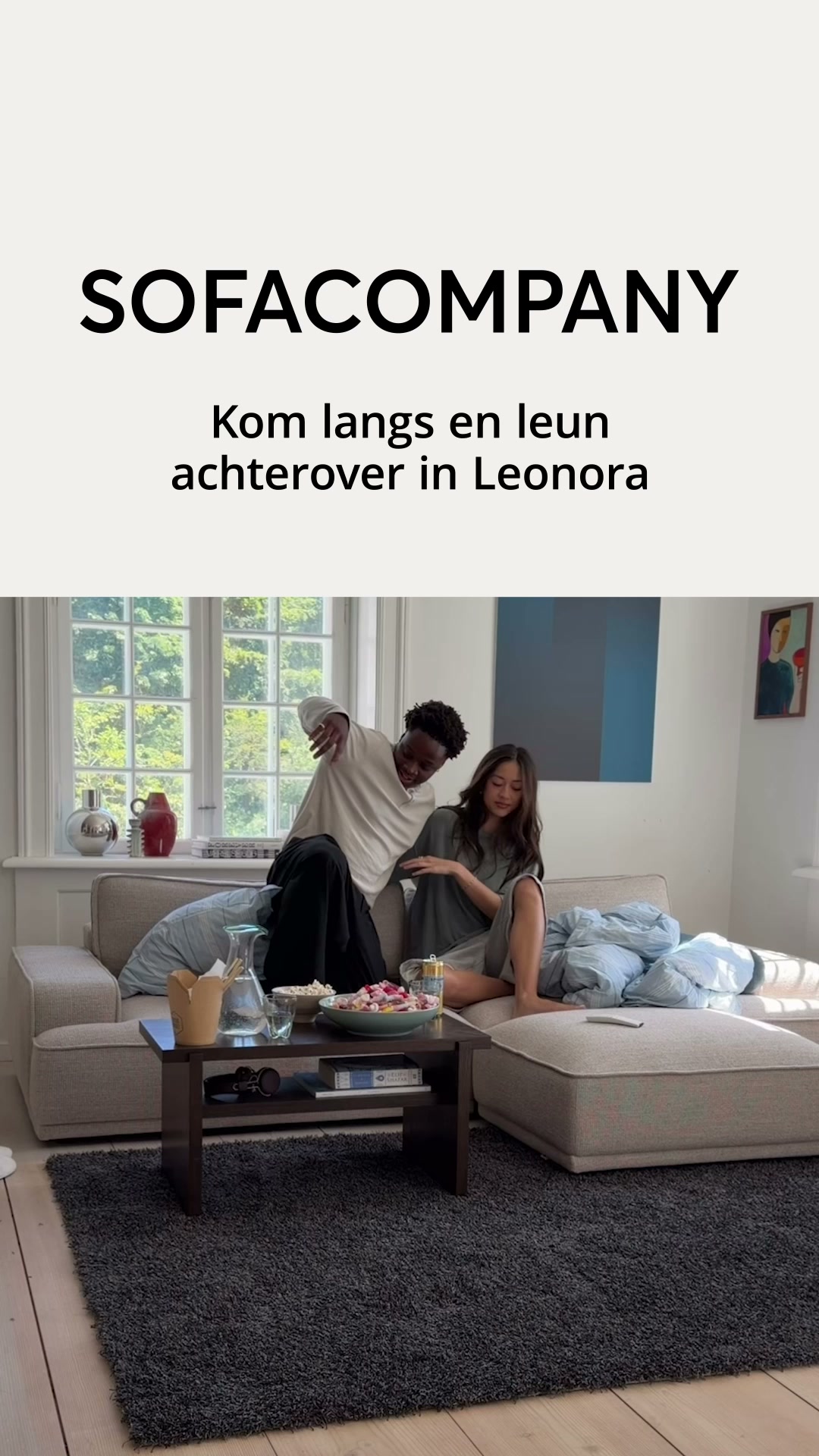 Sofacompany Facebook ad: Ontdek Leonora