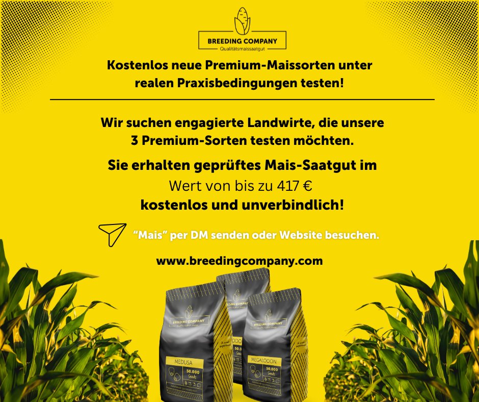 Breeding Company Facebook ad: Landwirte aufgepasst!