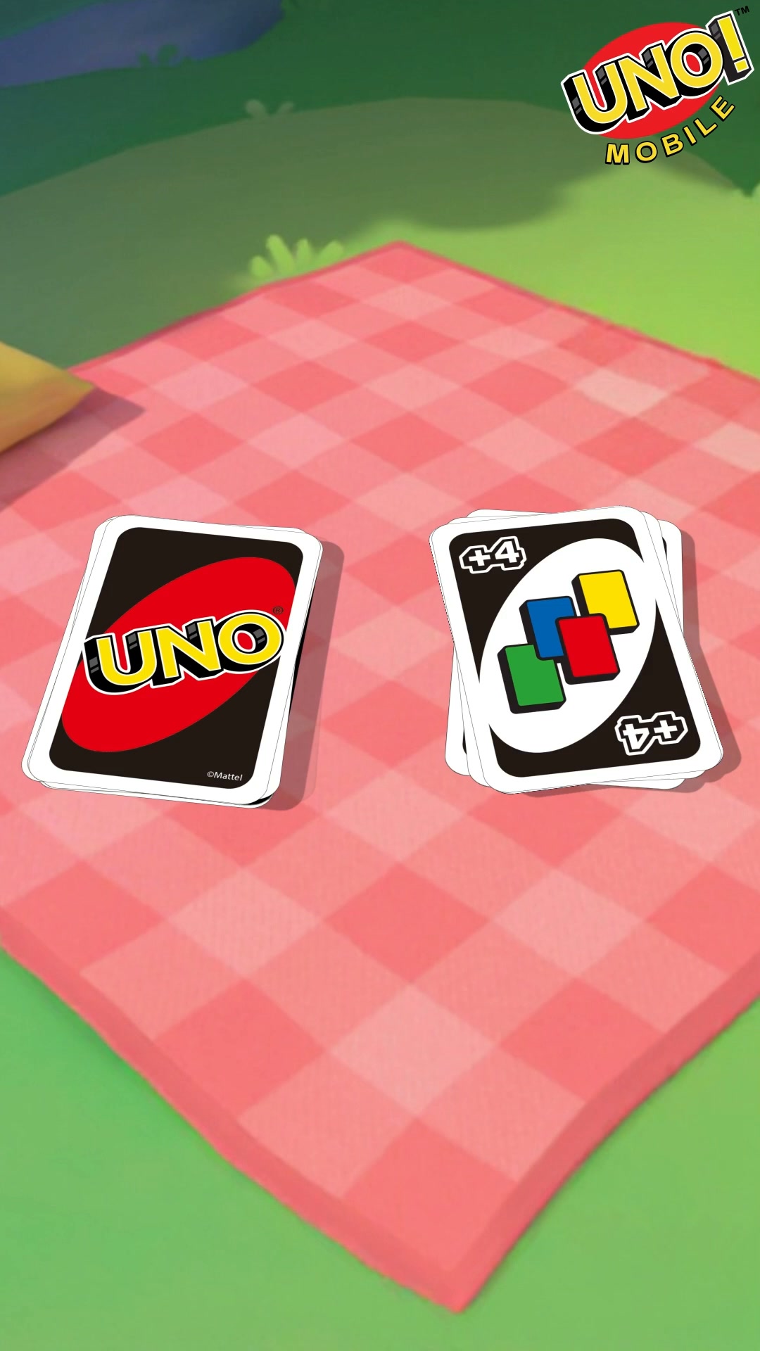 UNO! Mobile Game Facebook ad: The classic UNO you love, now on mobile!