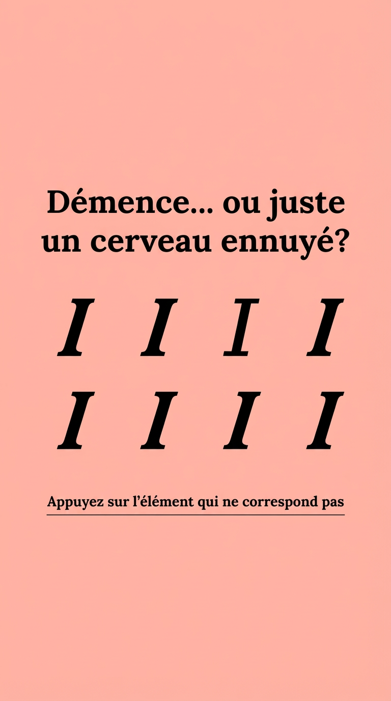 International IQ test Facebook ad