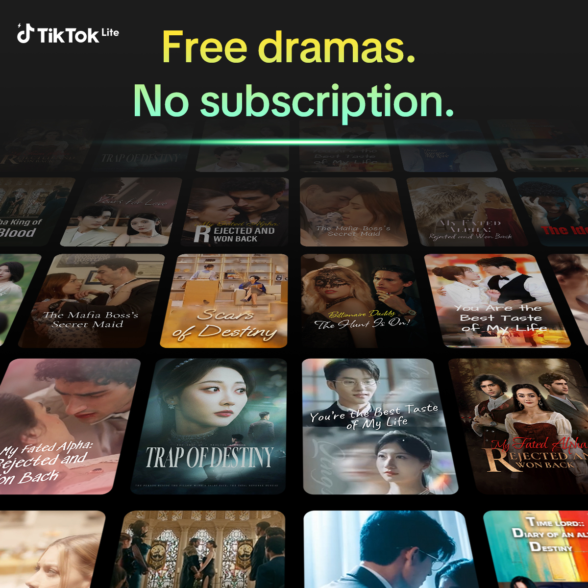 TikTok Lite Facebook ad