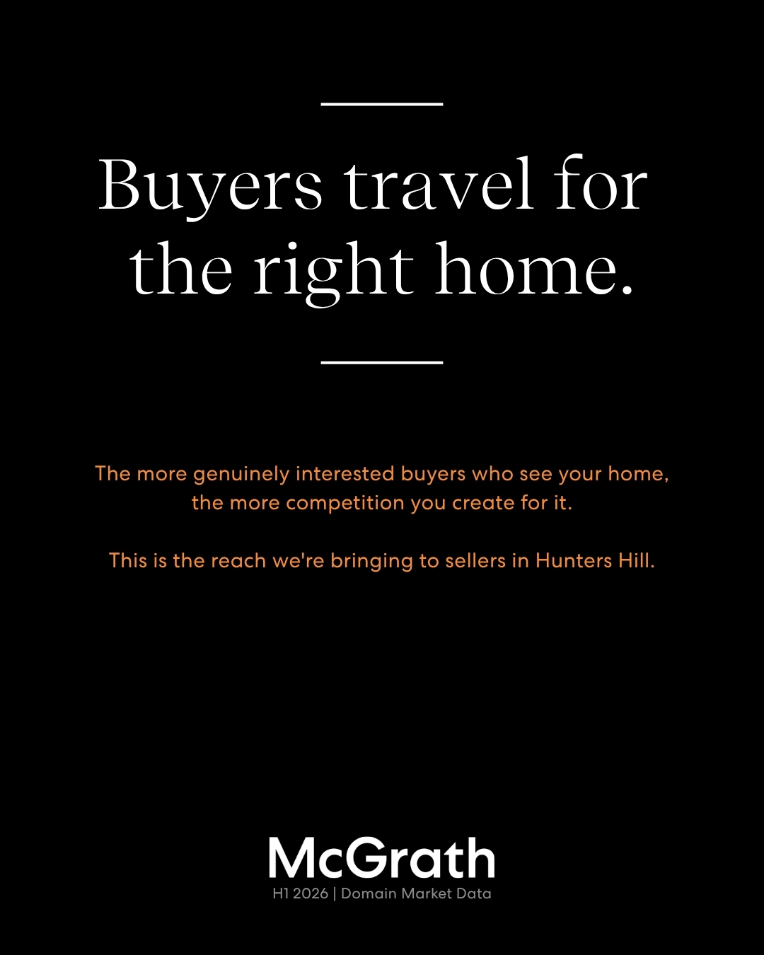mcgrathlnsandharbourside Facebook ad: Market Insights | H1 2026