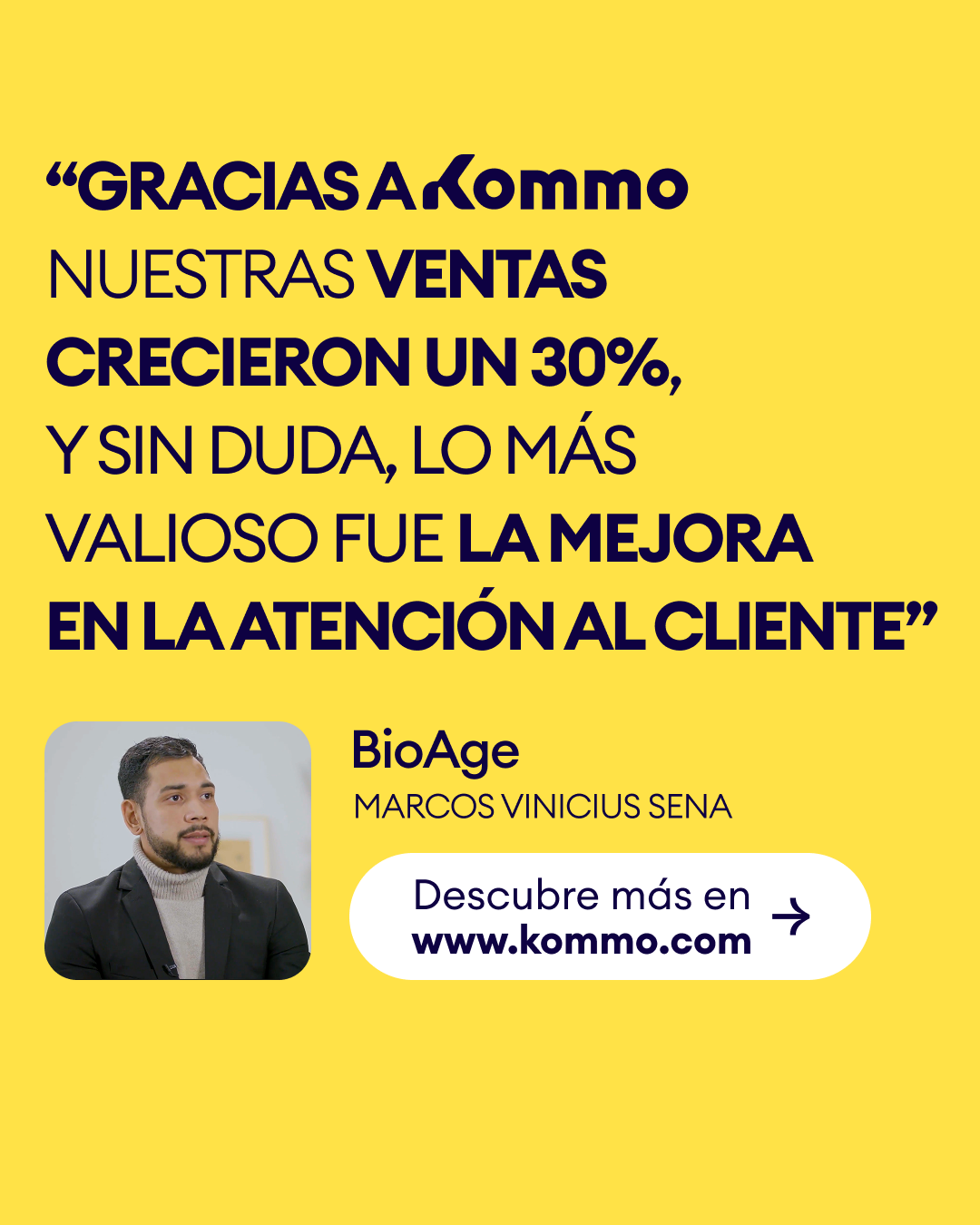Kommo Español Facebook ad