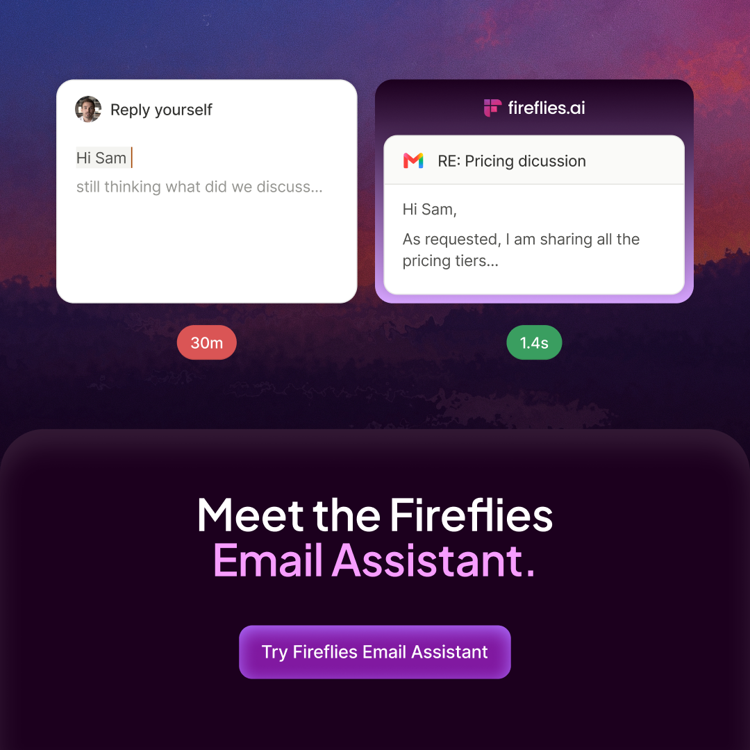 Fireflies.ai Facebook ad