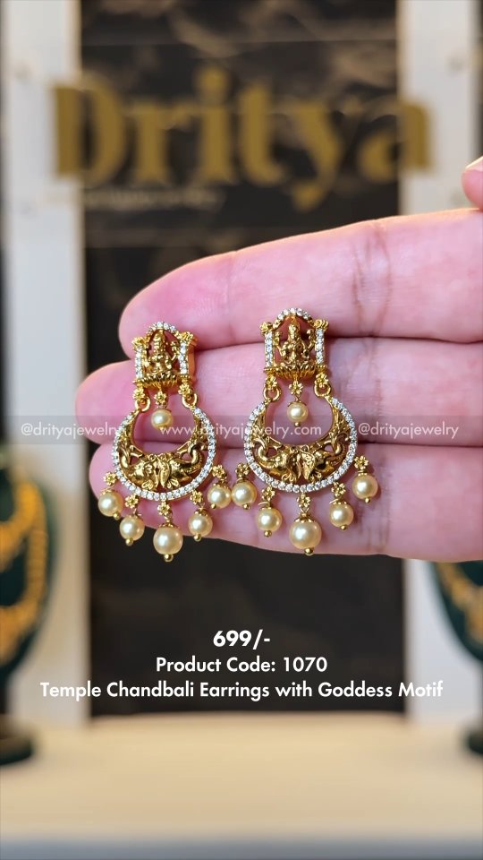 Dritya Jewelry Facebook ad: Price: ₹699 • Comment 1070 or DM CODE1070…