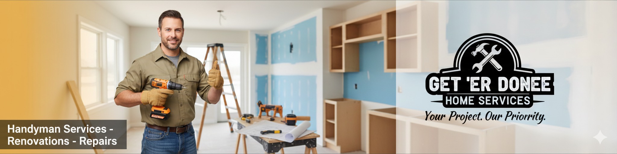 Get 'Er Donee Home Services Facebook ad: Need a Hand This Week?