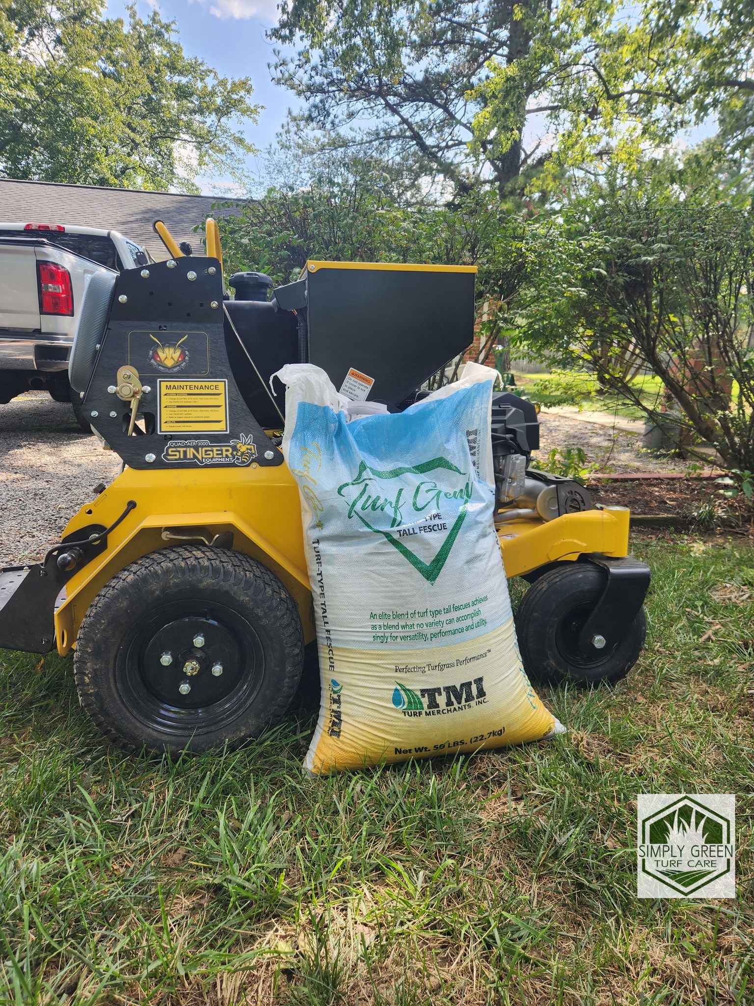 Simply Green Turf Care Facebook ad: It is time to start thinking about next…