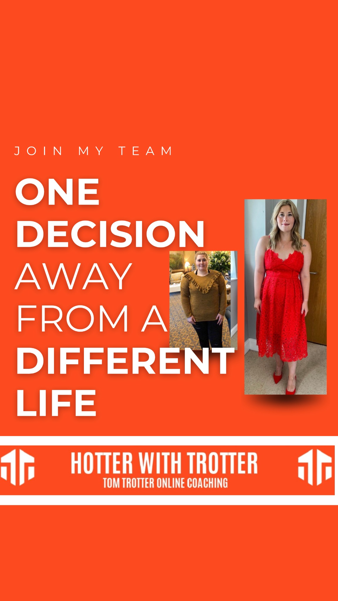 TOM Trotter Facebook ad: Get Lean, Strong & Confident