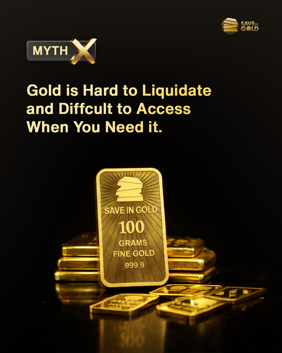 Save In Gold Facebook ad: MYTH