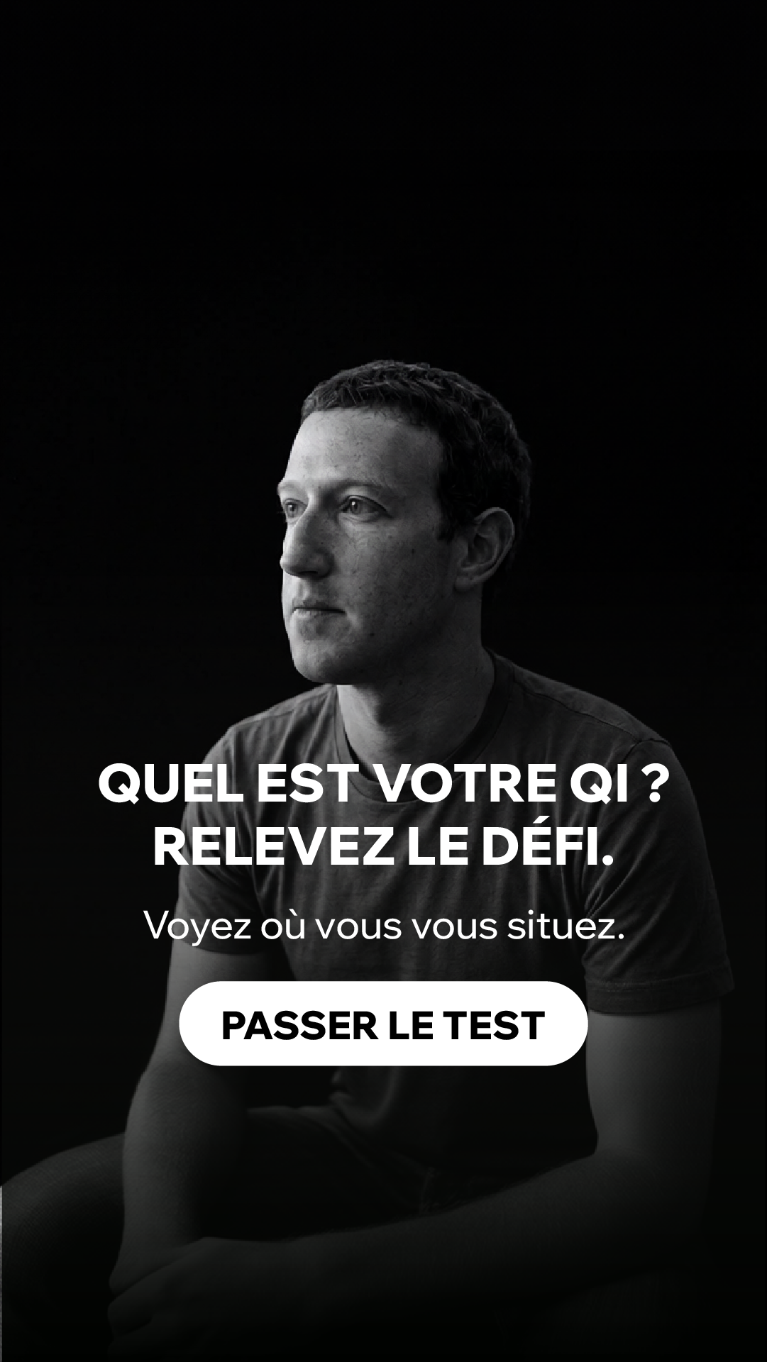 International IQ test Facebook ad