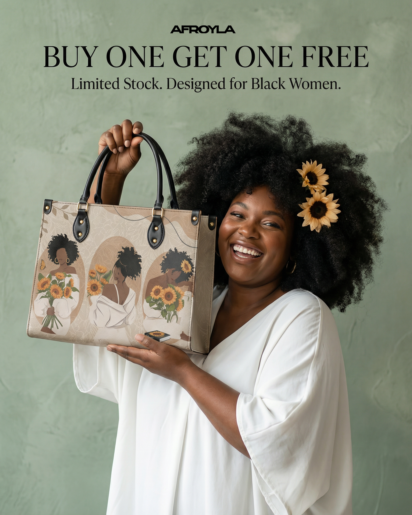 Afroyla - Leather Handbags Inspired by Black Women Facebook ad
