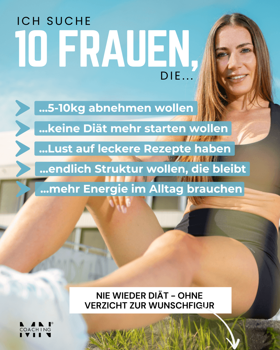 1:1 Online Coach - Maren Naue Facebook ad: Ich suche 10 Frauen für mein 1:1 Coaching!