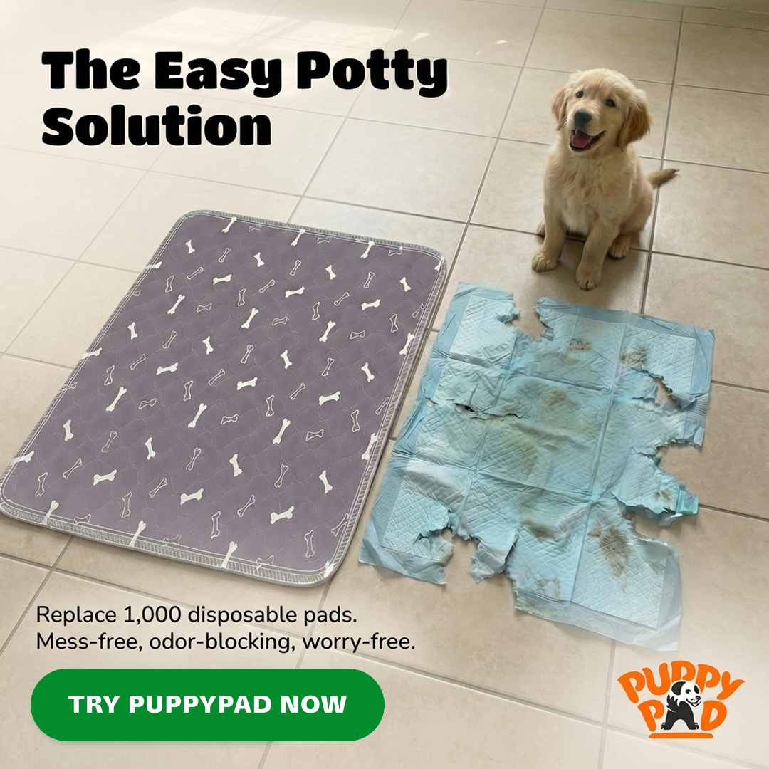PuppyPad Facebook ad