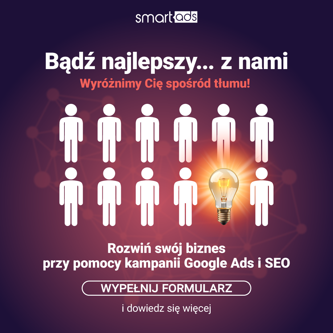 SmartAds Facebook ad: Działaj z najlepszymi