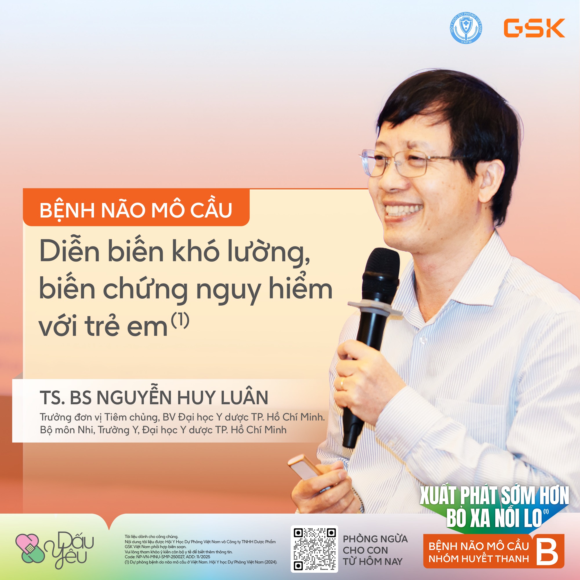 Tiêm Ngừa Gia Đình Facebook ad: Não mô cầu | Tiêm ngừa | GSK