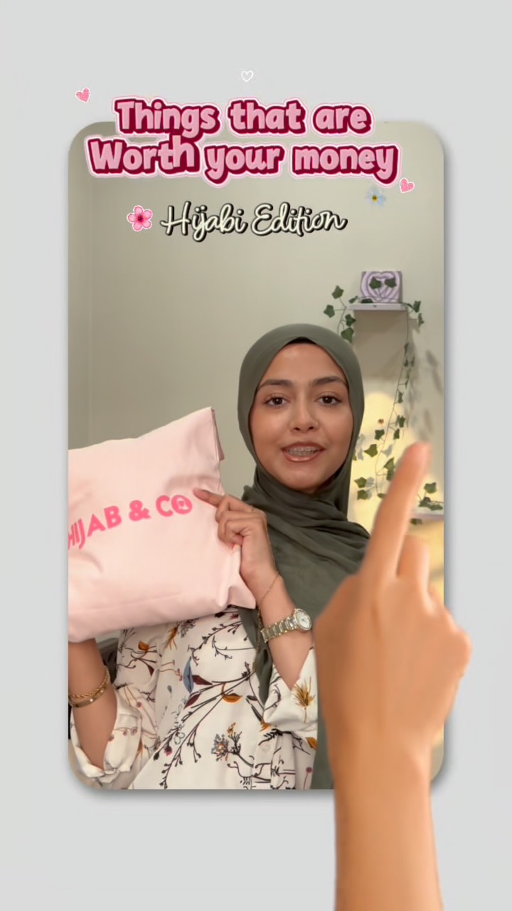 defnotlaibi Facebook ad: Things that are worth your money, hijabi version
