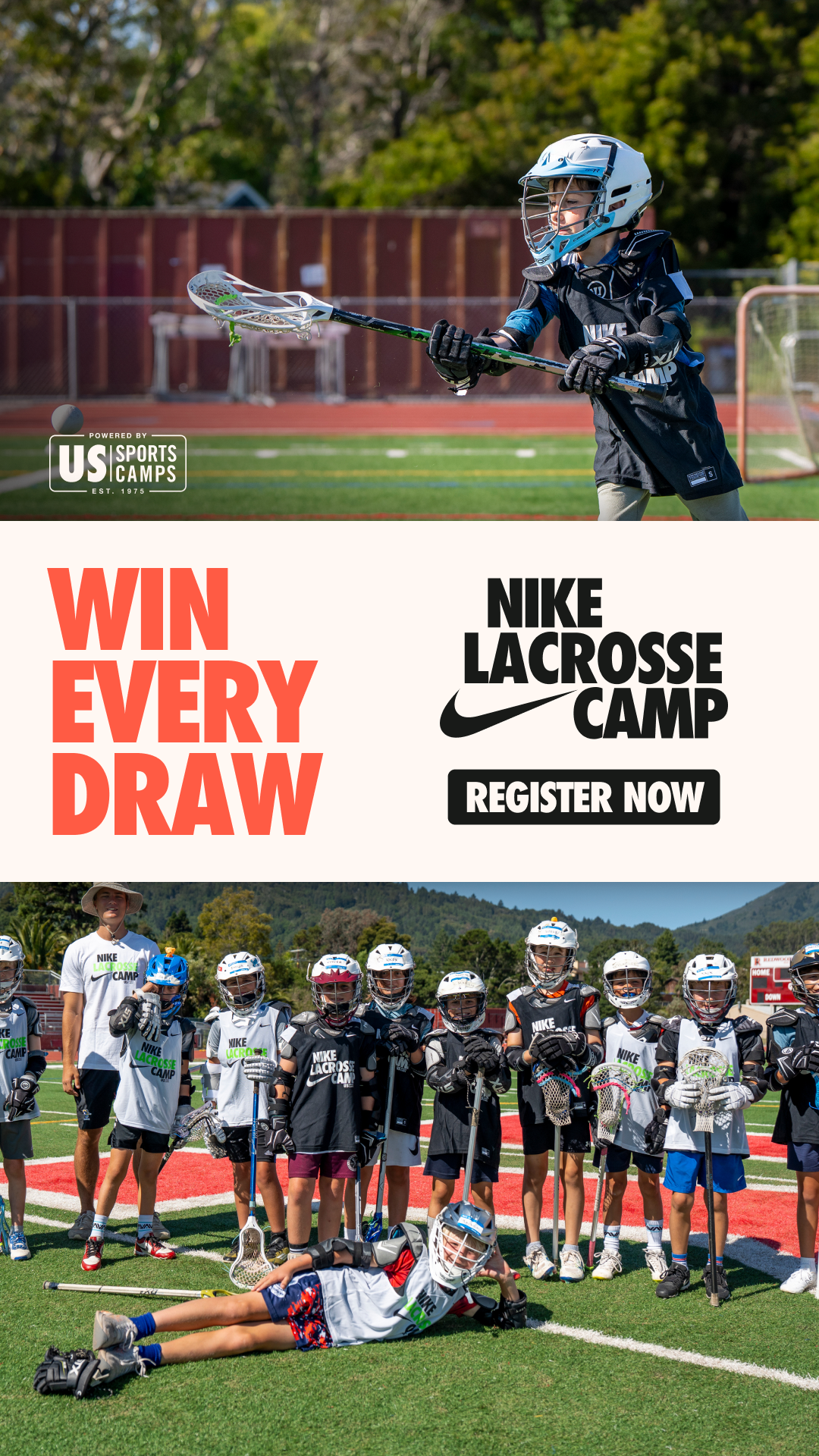 US Sports Camps - NIKE Sports Camps Facebook ad