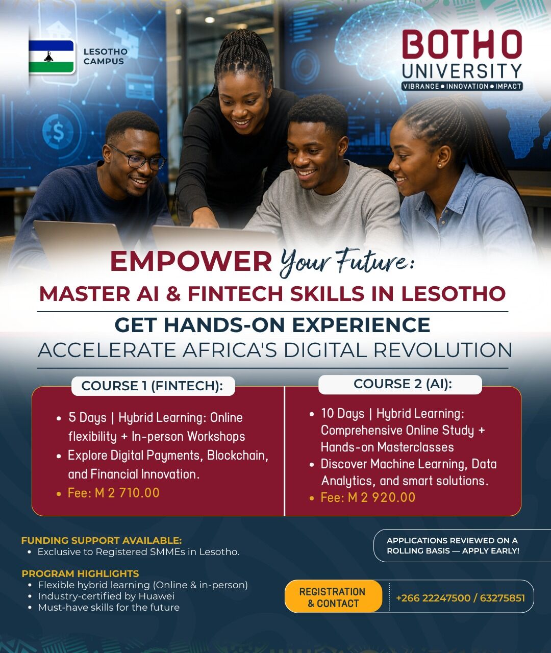 Botho University - Maseru, Lesotho Facebook ad