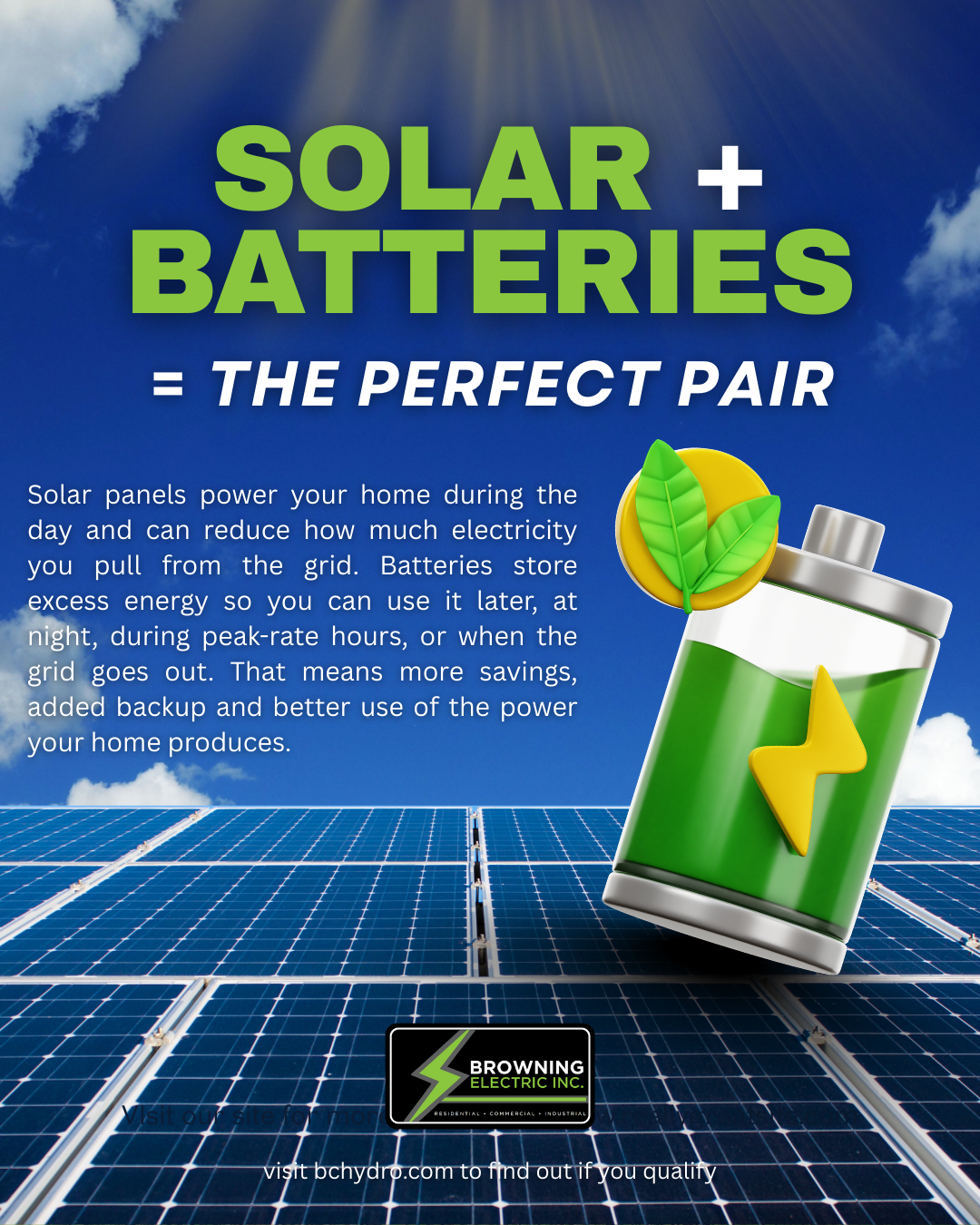 Browning Electric Inc. Facebook ad from Apr 30, 2026