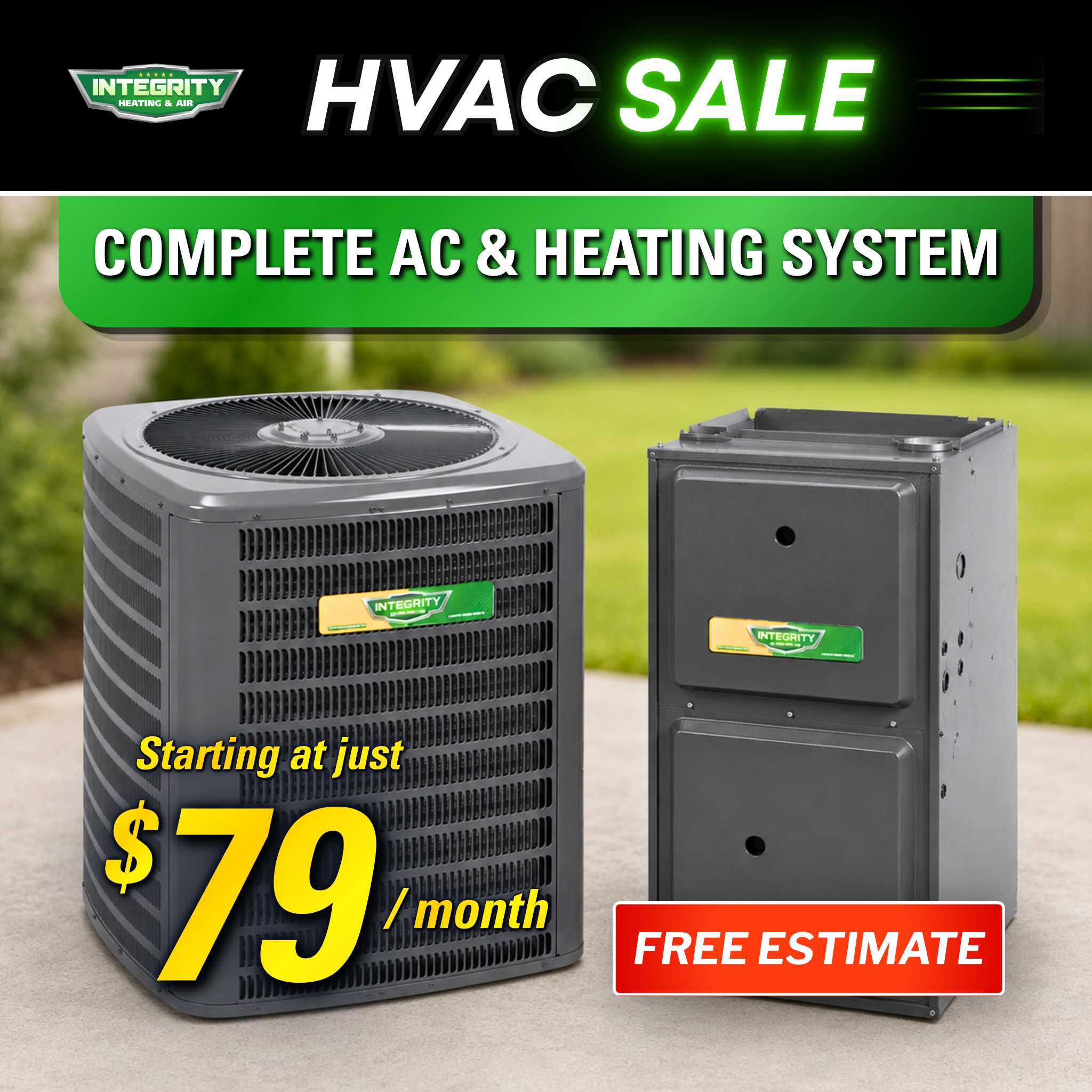 Integrity Heating & Air Facebook ad