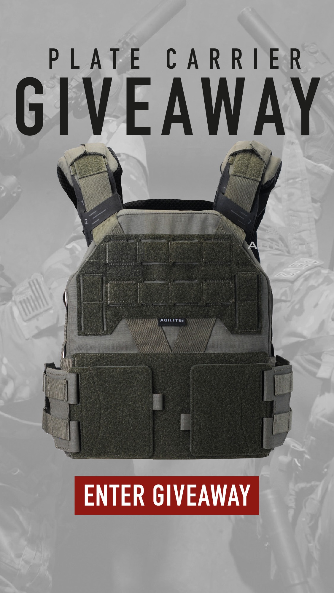 Agilite Tactical Gear Facebook ad from May 7, 2026