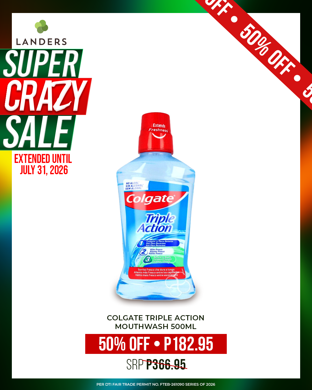 Landers Superstore Facebook ad