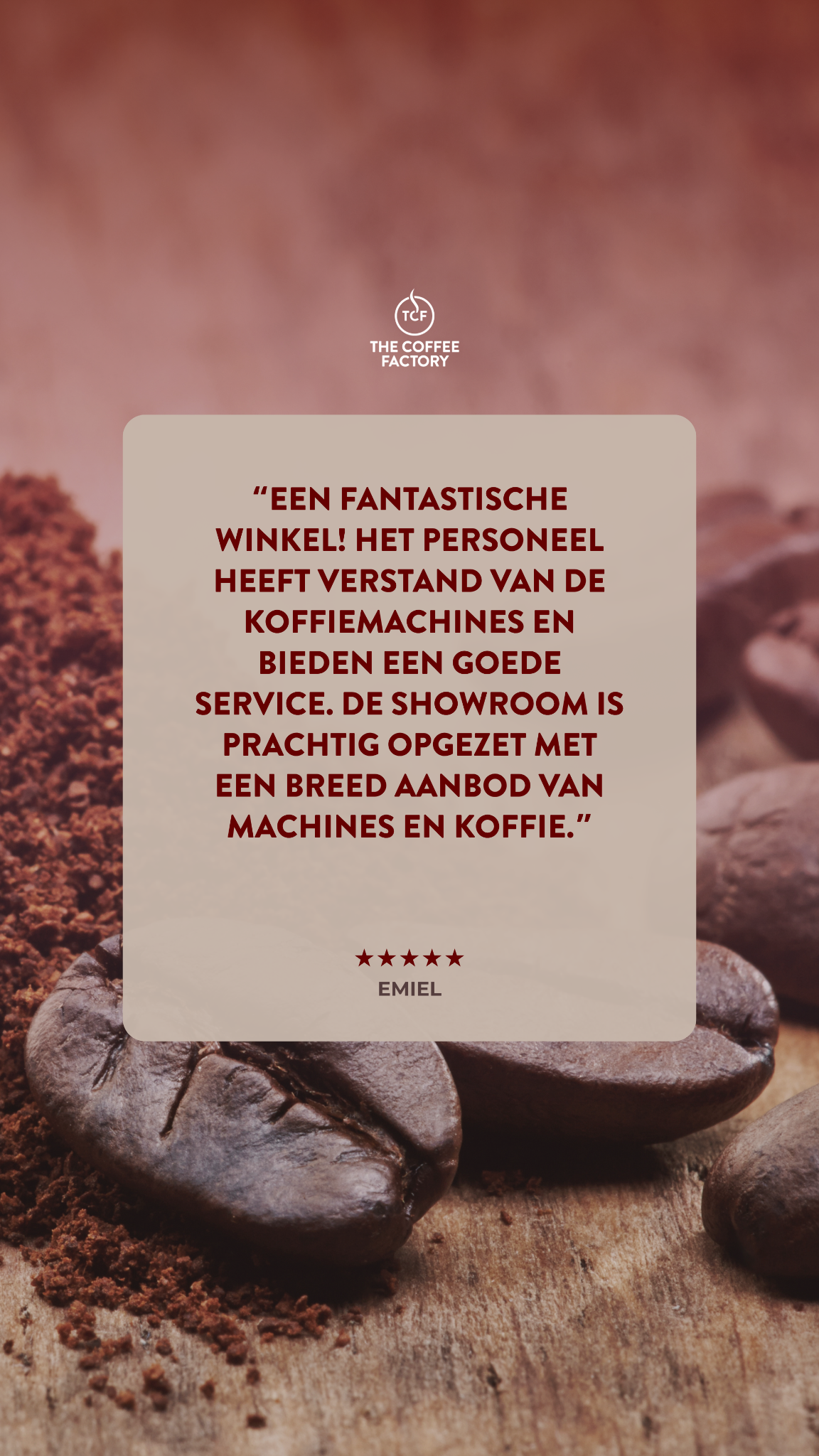 The Coffee Factory Facebook ad from Dec 6, 2025