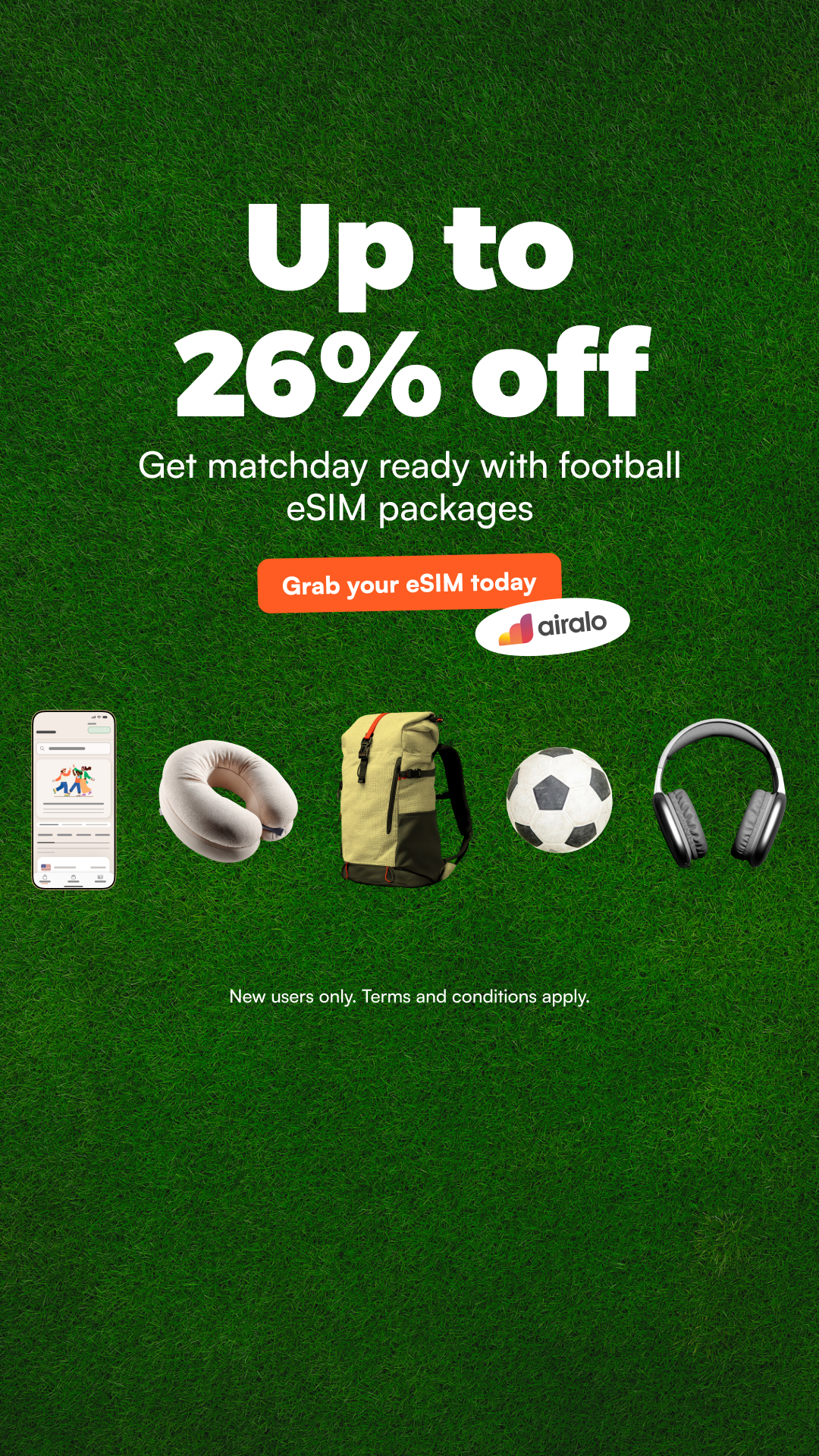 Airalo Global eSIM Store Facebook ad