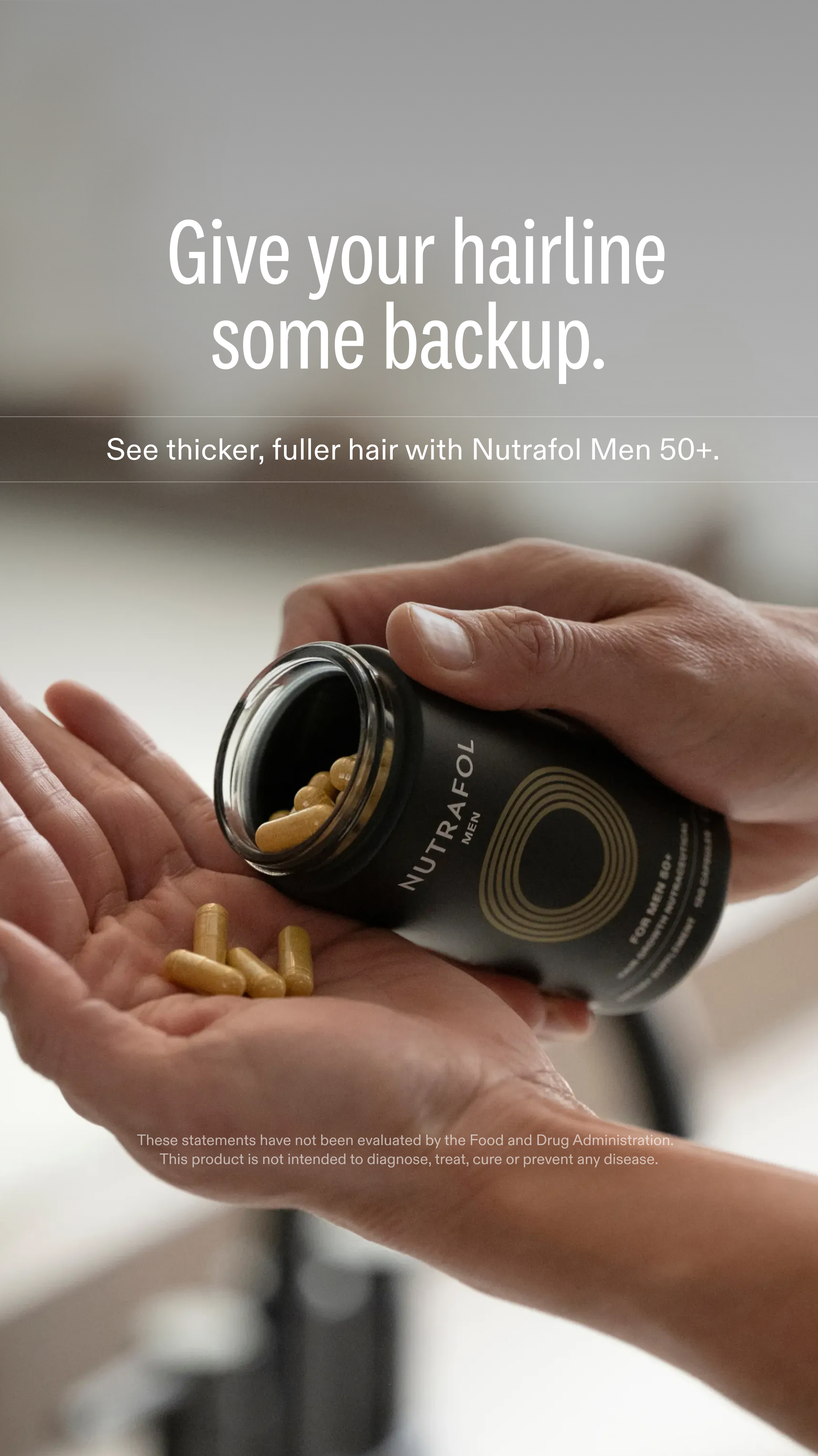 Nutrafol Men Facebook ad