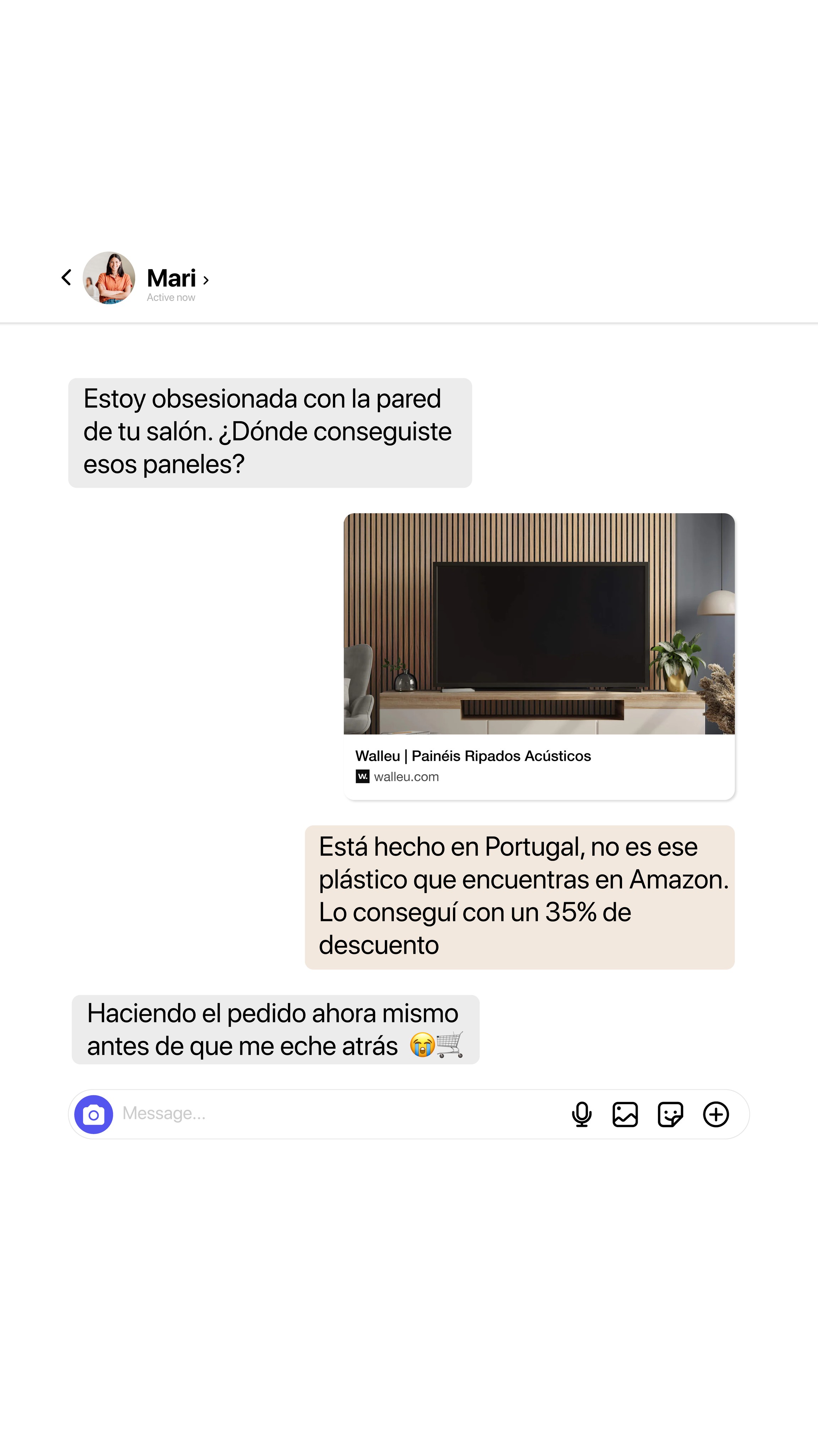 Walleu.es Facebook ad