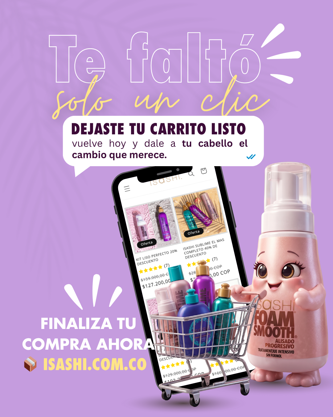 ISASHI Facebook ad: Alisa y repara sin maltratar