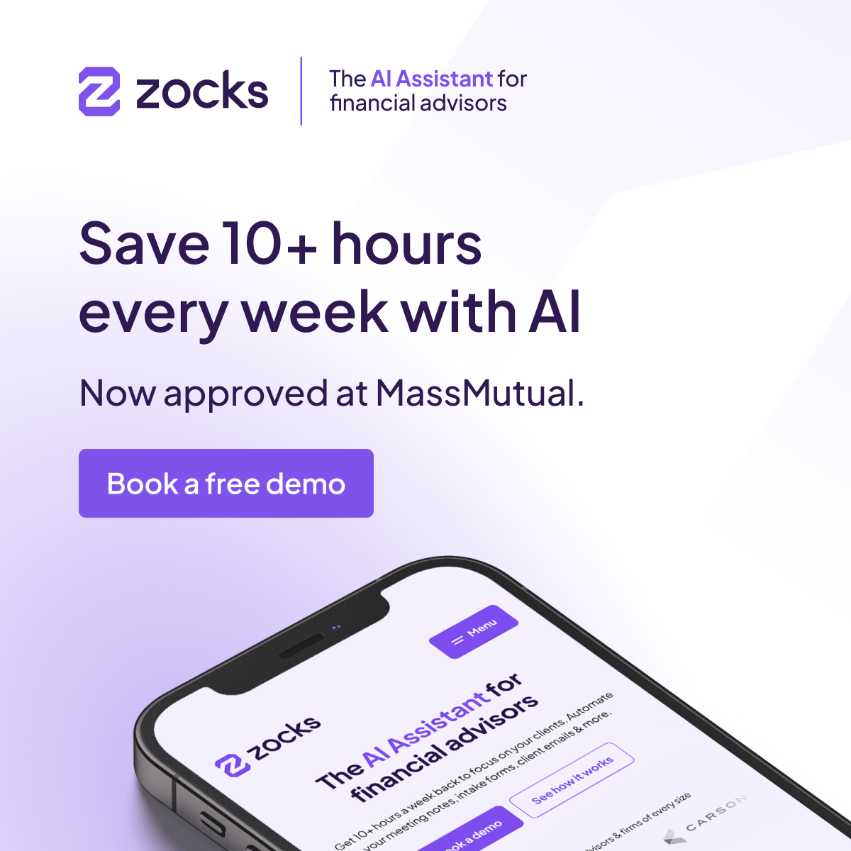 Zocks Facebook ad