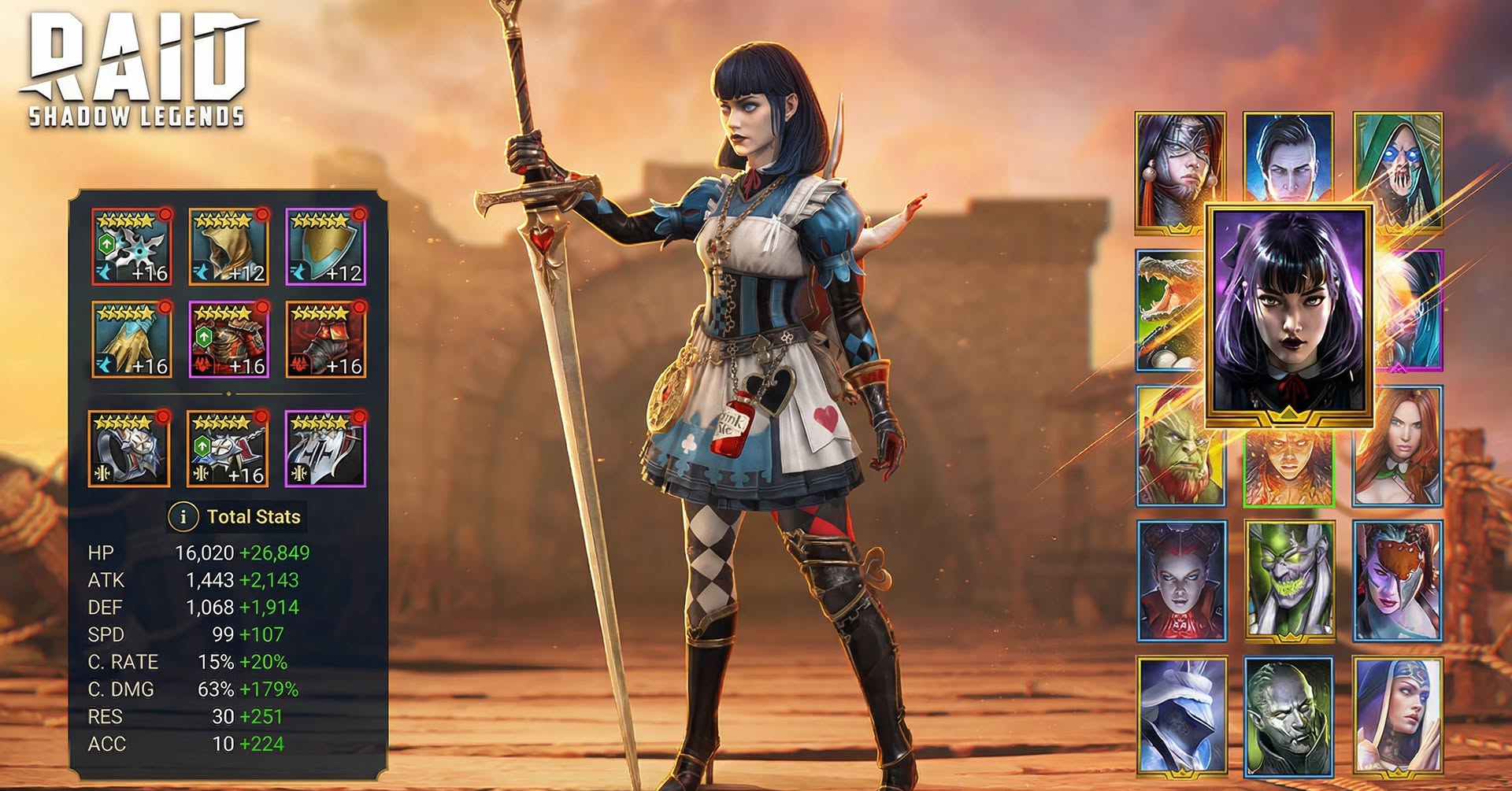 Raid: Shadow Legends Facebook ad