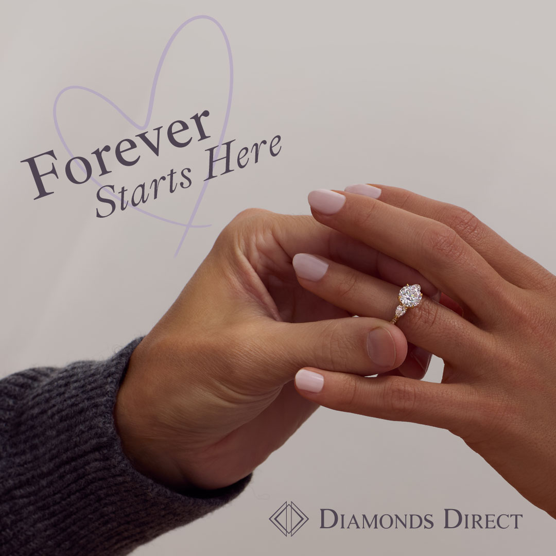 Diamonds Direct Facebook ad: Forever Starts Here