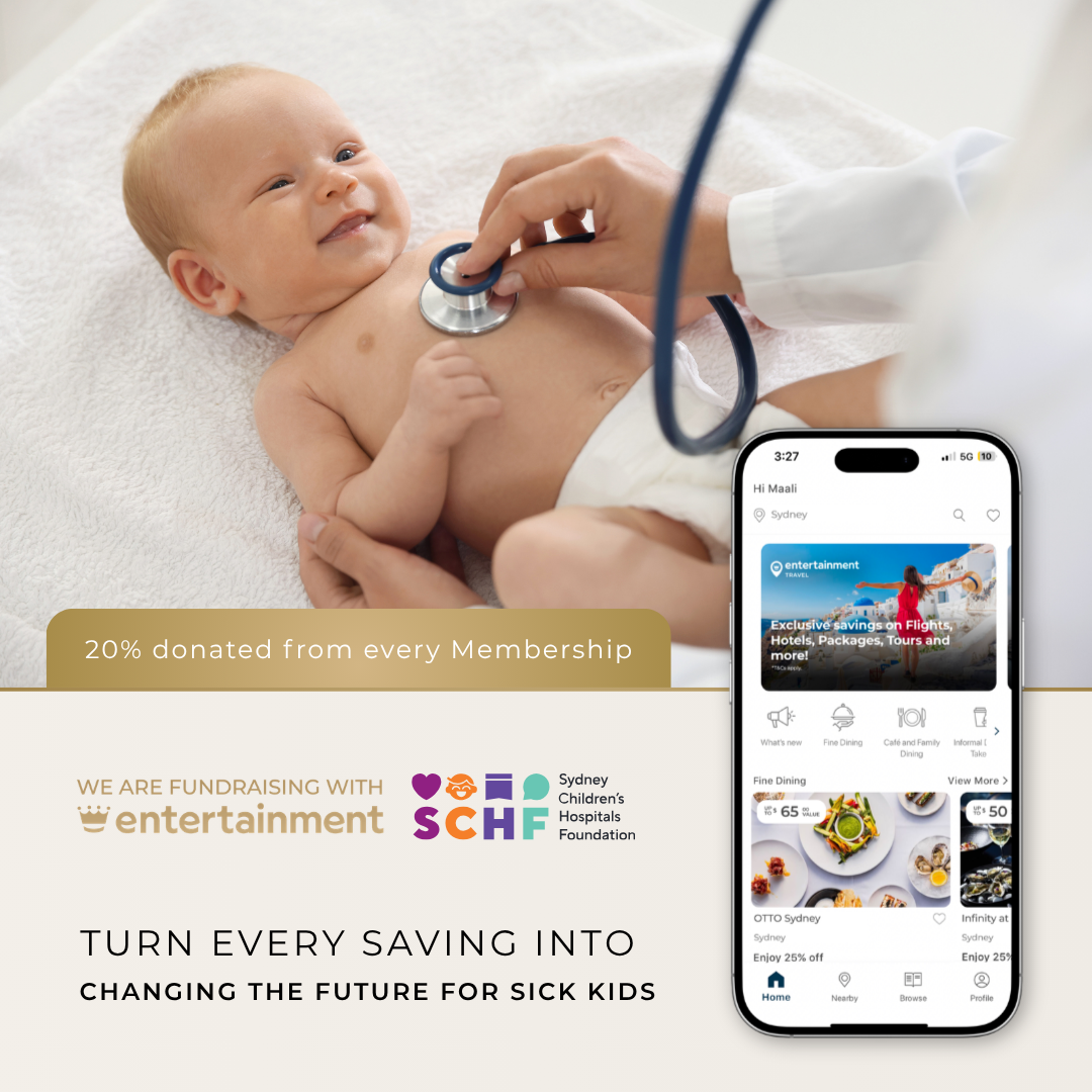 Entertainment Membership AU & NZ Facebook ad: Are you ready to support a cause you…