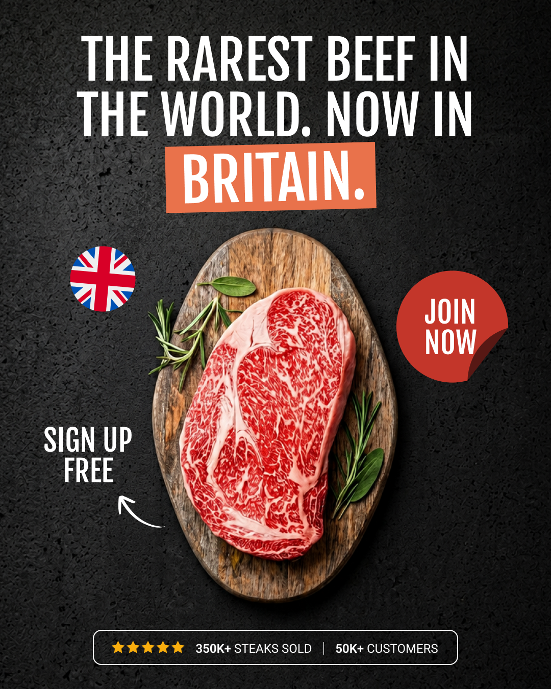 Steak King UK Facebook ad