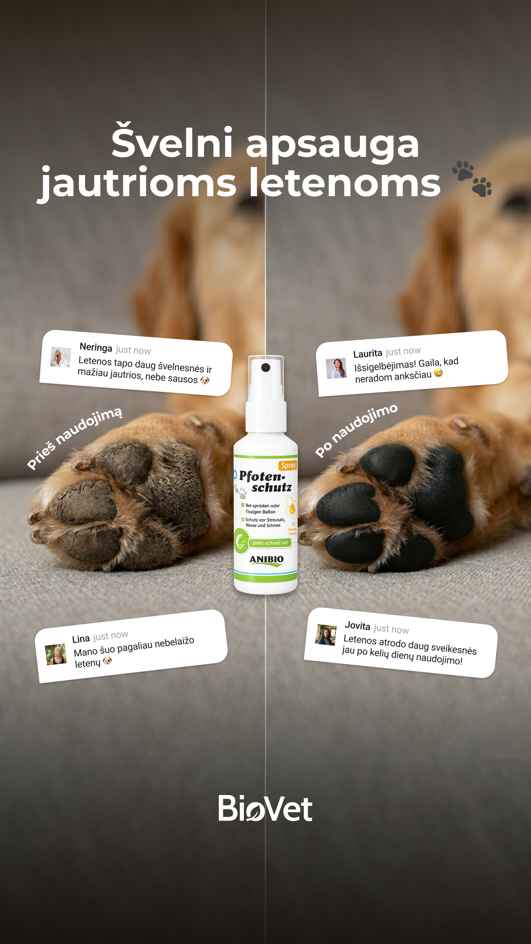 BioVet.lt Facebook ad from Jun 3, 2026