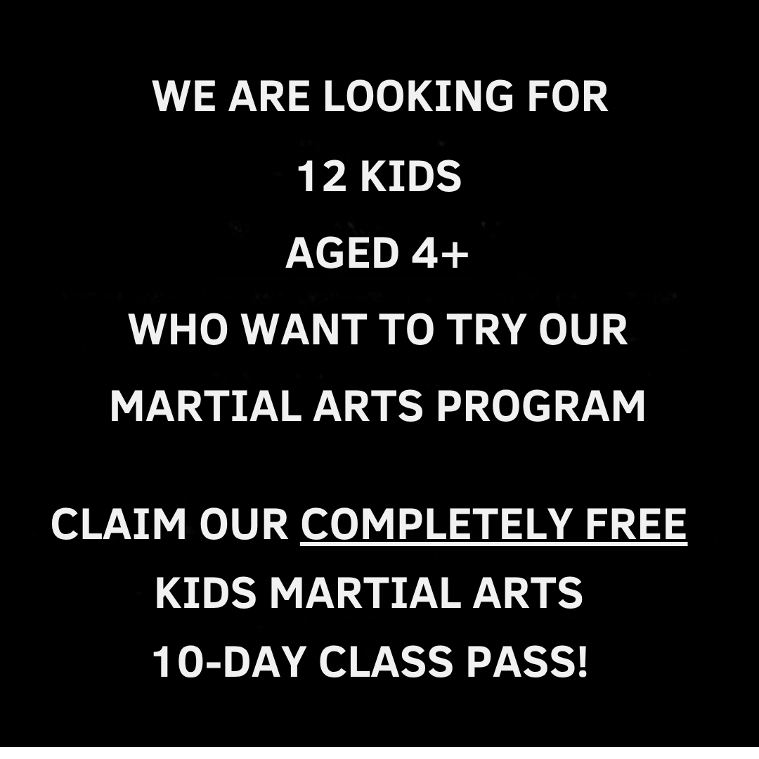 GB Costa Mesa, CA Facebook ad: Want a FREE 10-Day, Kids Martial Arts Class Pass?