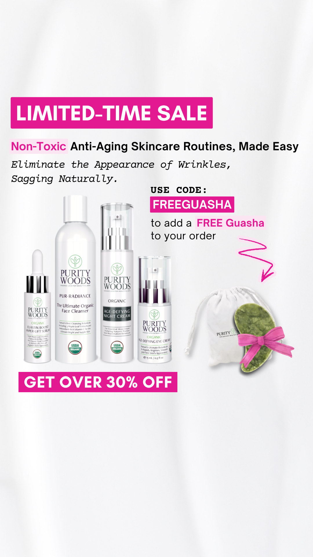 Purity Woods Inc Facebook ad